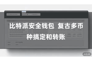 比特派安全钱包  复古多币种搞定和转账